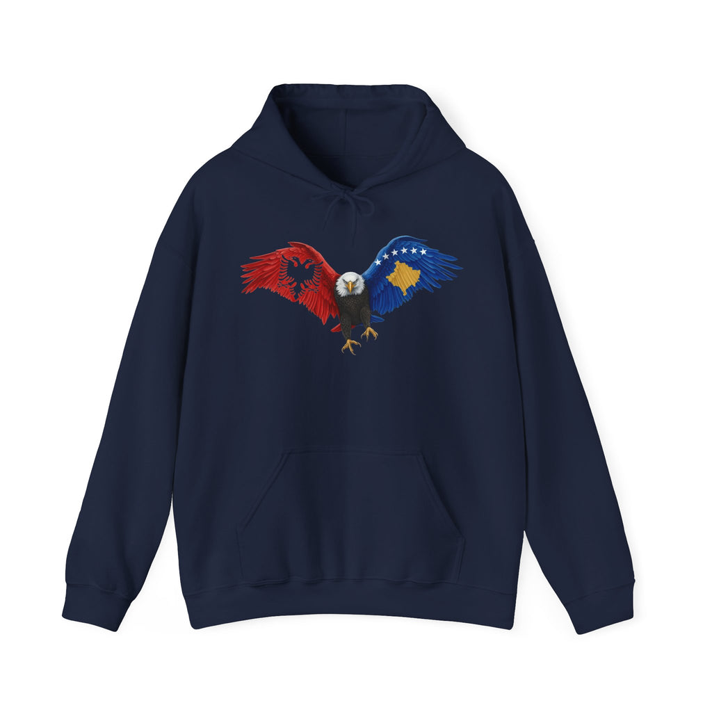 Albania Kosovo Adler Flagge Geschenkidee - Unisex Hoodie