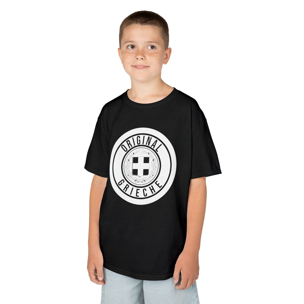 Greece Griechenland Flagge Wappen Heimat Fußball Sport Fan Geschenkidee - Für Kinder & Jugendliche Unisex T-Shirt