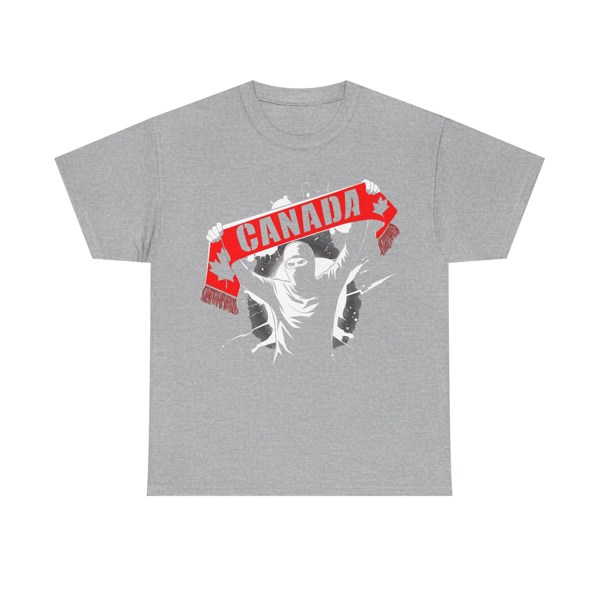 Canada Kanada Hooligan Wappen Flagge Fan Sport Fußball Geschenkidee - Unisey T-Shirt