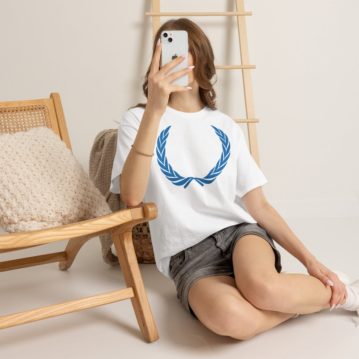 Israel Wappen Flagge Fan Geschenkidee Fashion - Unisex T-Shirt