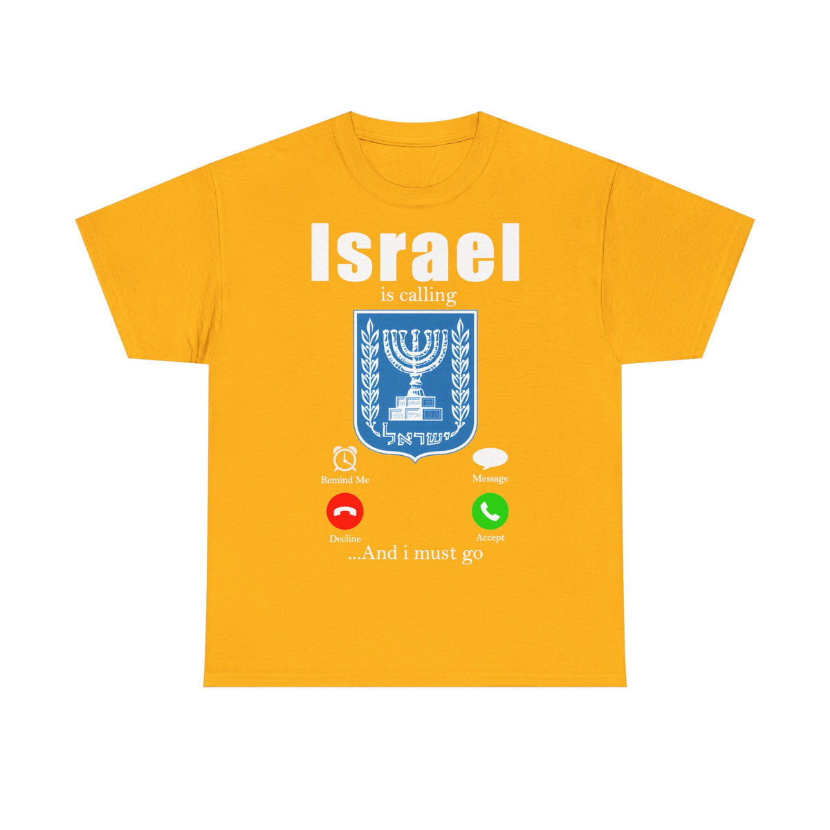Israel Wappen Flagge Fan Geschenkidee Fashion - Unisex T-Shirt