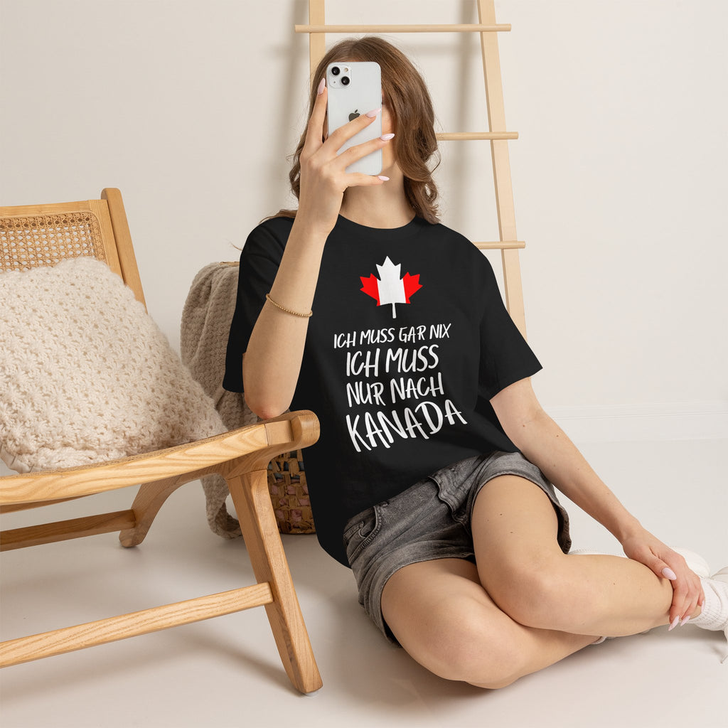 Canada Kanada Wappen Flagge Fan Sport Fußball Geschenkidee - Unisey T-Shirt