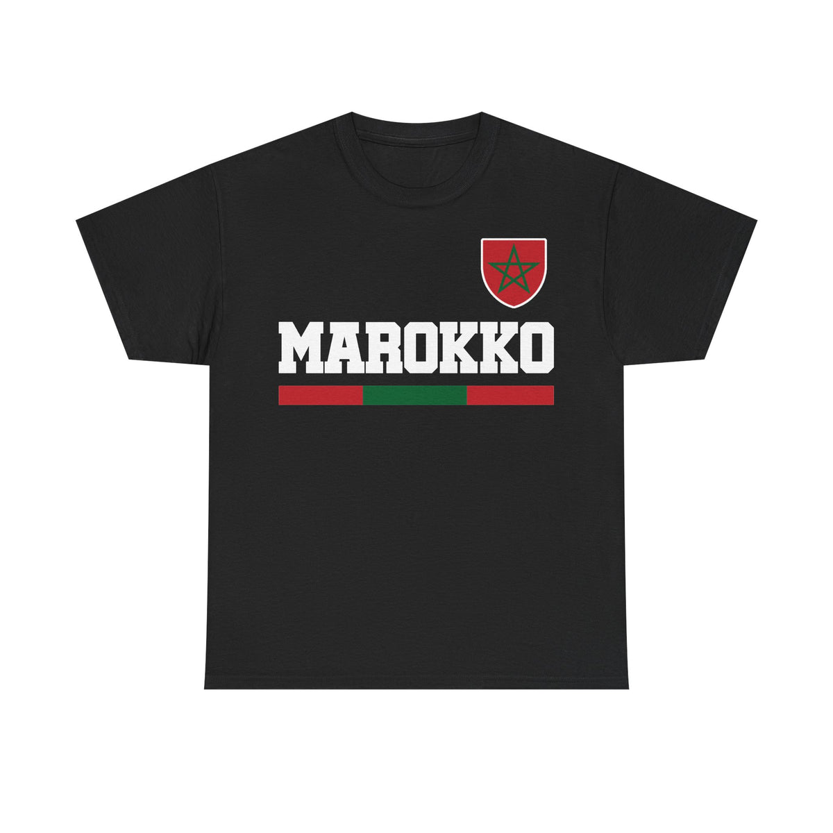 Marruecos Escudo Morocco Bandera Orgullo Fútbol Fan Deporte FIdea de regalo - Camiseta unisex