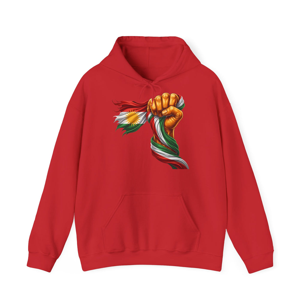 Kurdistan Power Azadi Flagge Geschenkidee - Unisex Hoodie
