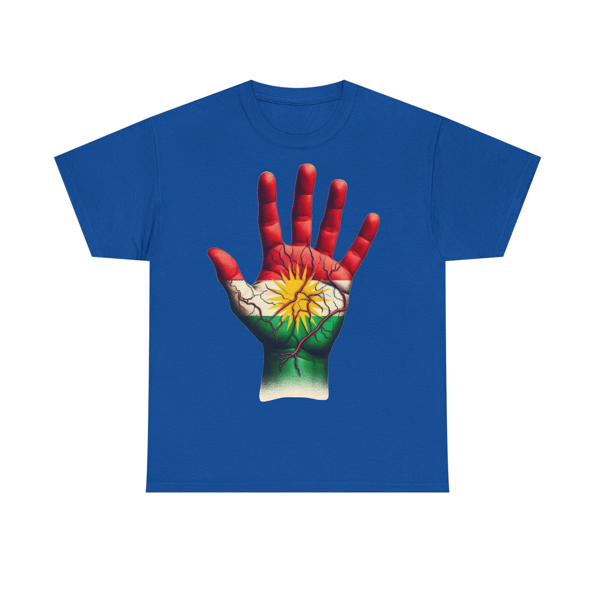 Kurdisches DNA im Blut Stolz Flagge - Unisex T-Shirt