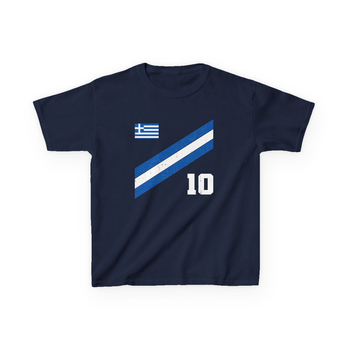 Greece Griechenland Flagge Wappen Heimat Fußball Sport Fan Geschenkidee - Für Kinder & Jugendliche Unisex T-Shirt