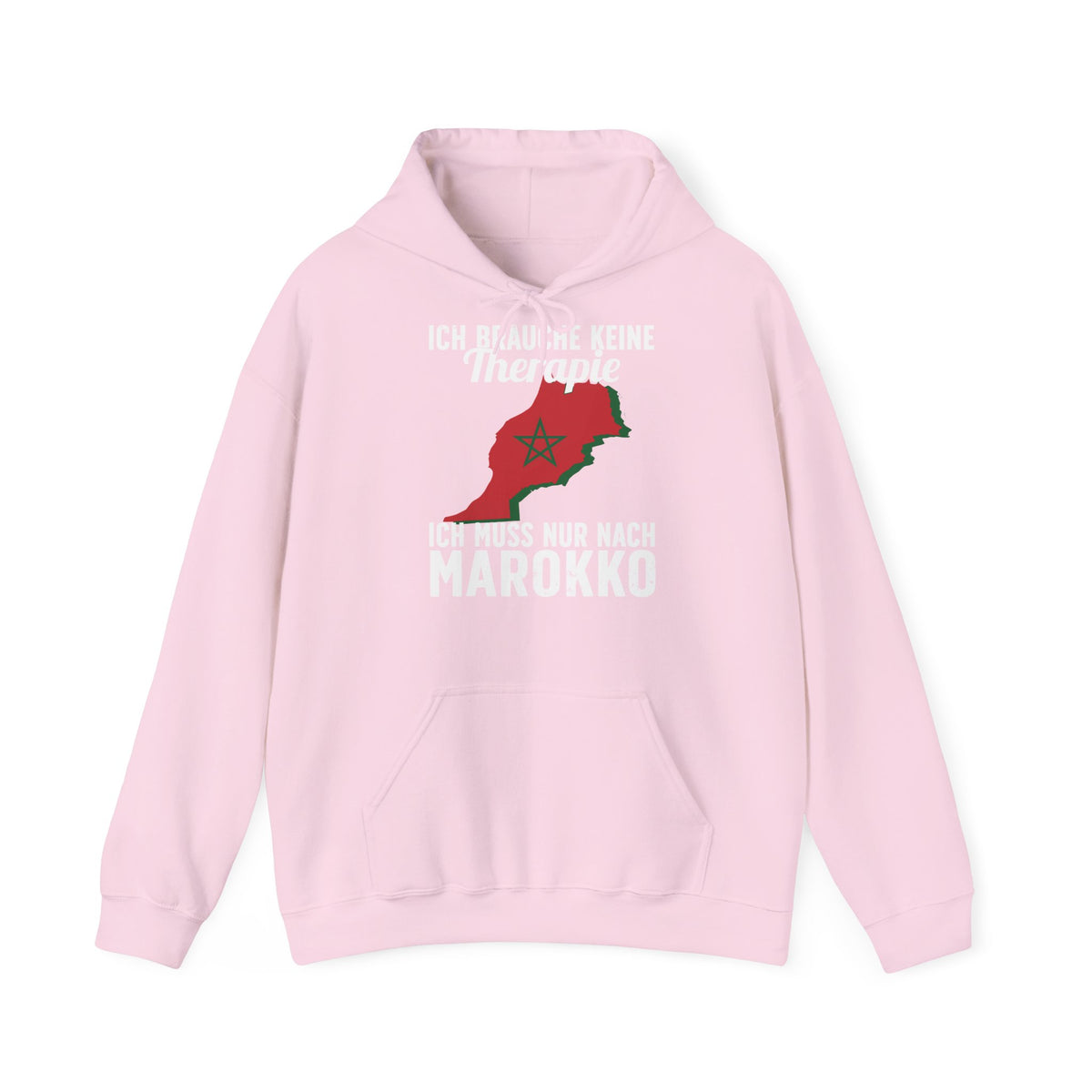 Stemma del Marocco Bandiera del Marocco Orgoglio Tifoso di calcio Sport Idea regalo - Felpa con cappuccio unisex