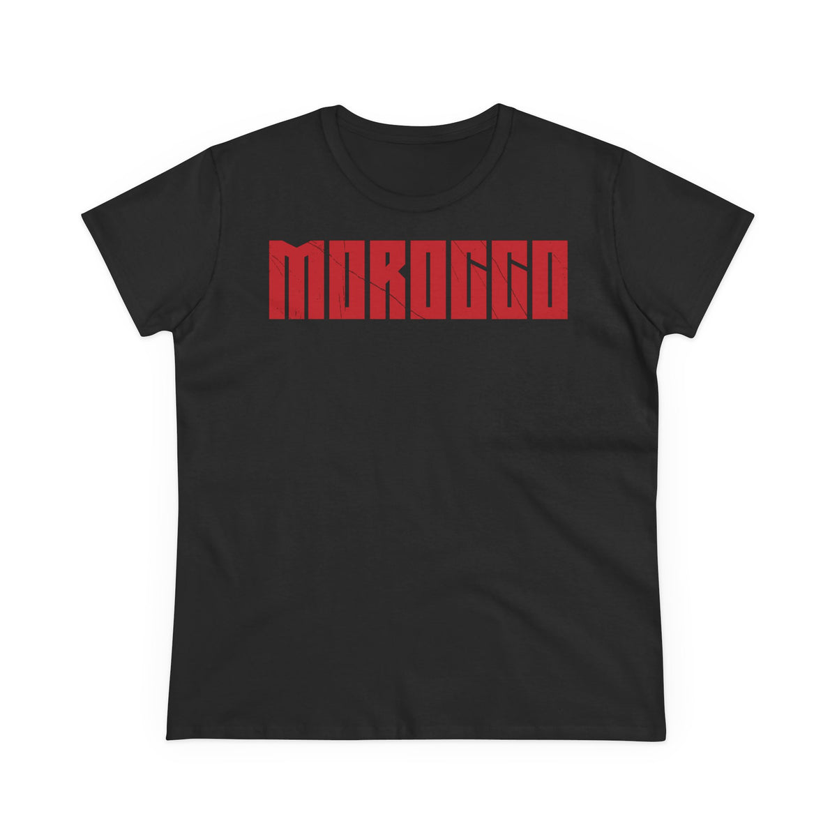 Escudo de Marruecos, bandera de Marruecos, orgullo, aficionada al fútbol y al deporte, idea de regalo - Camiseta para mujer