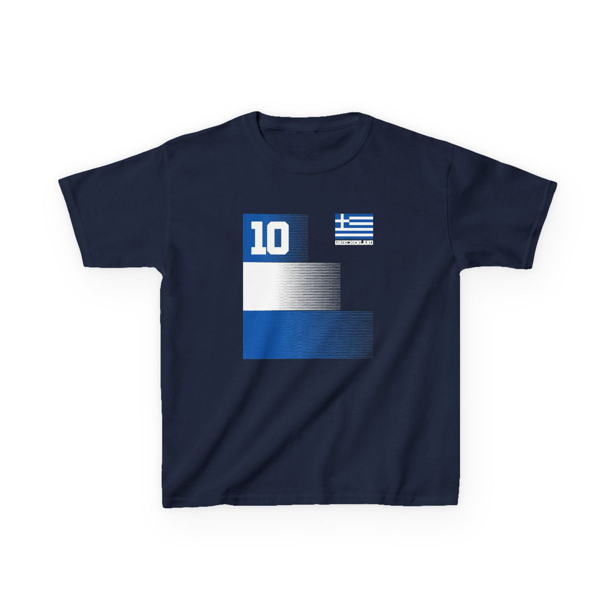 Greece Griechenland Flagge Wappen Heimat Fußball Sport Fan Geschenkidee - Für Kinder & Jugendliche Unisex T-Shirt