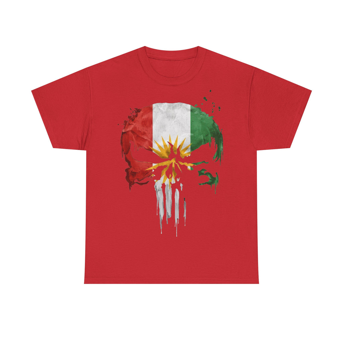 Kurdistan Maske Flagge Azadi Newroz - Unisex T-shirt