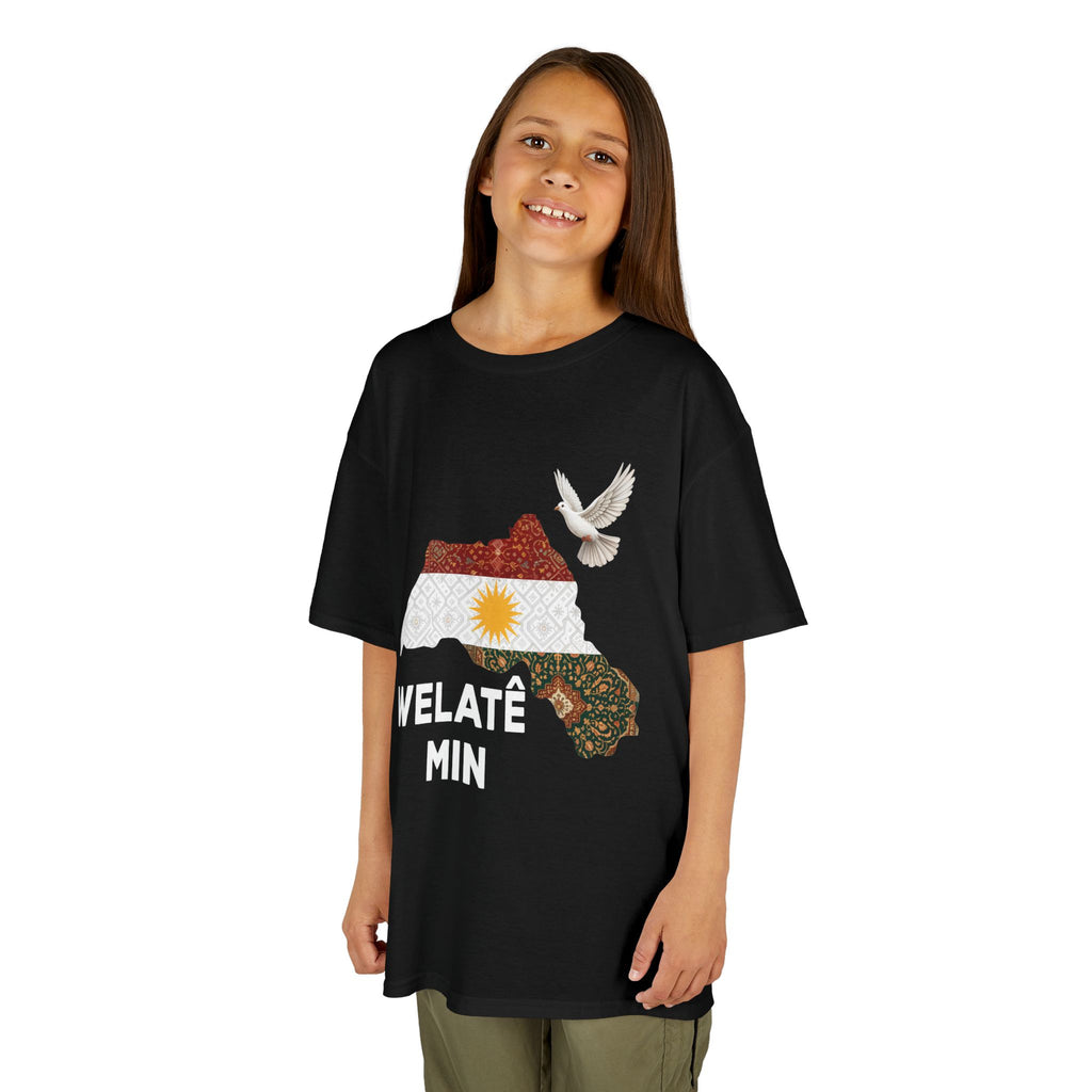 WELATE MIN KURDISTAN Azadi Nostalgie - Unisex Kinder & Jugendliche T-Shirt