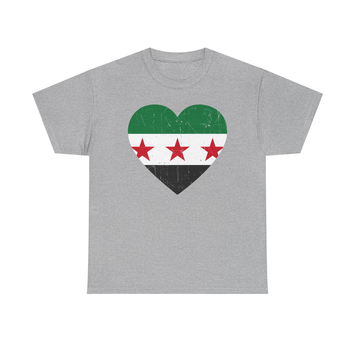 Syria Syrien Wappen Flagge Heimat Sport Fan Geschenkidee - Unisex T-Shirt