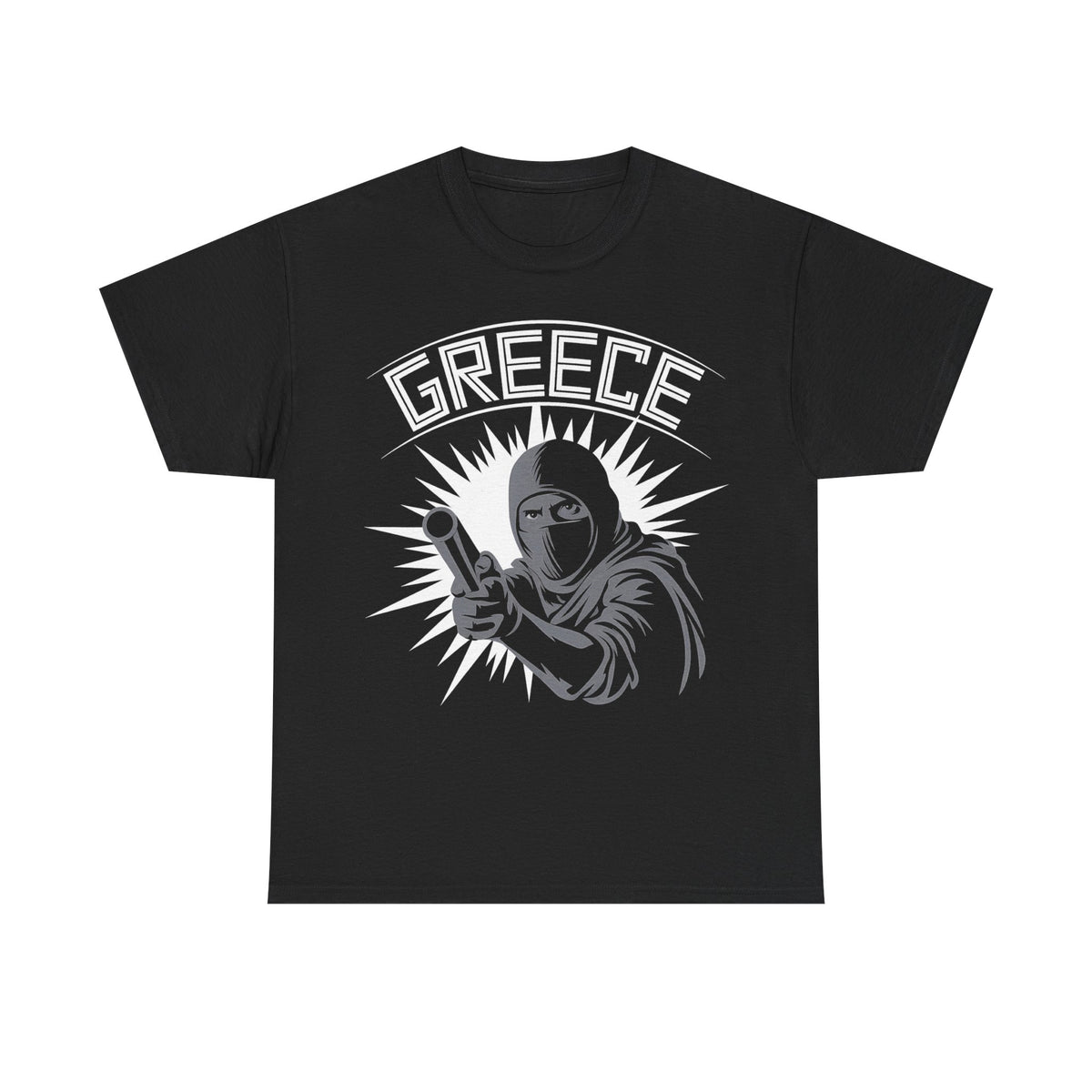 Grecia Grecia hooligan bandera escudo patria fútbol deporte aficionado idea de regalo - camiseta unisex