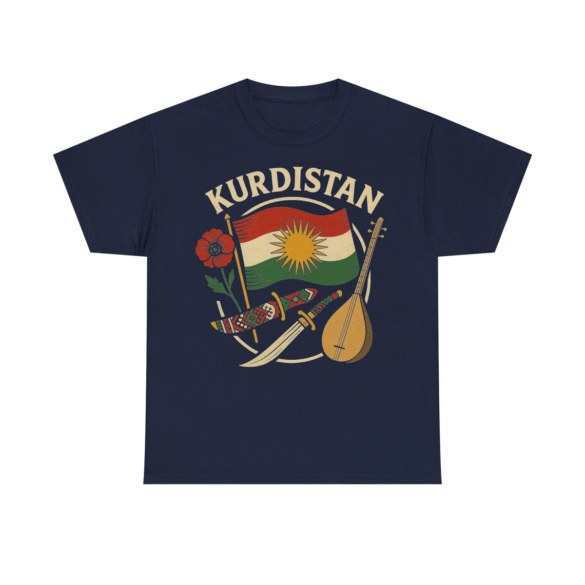 Kurdistan Heimat Flagge Azadi Newroz - Unisex T-shirt