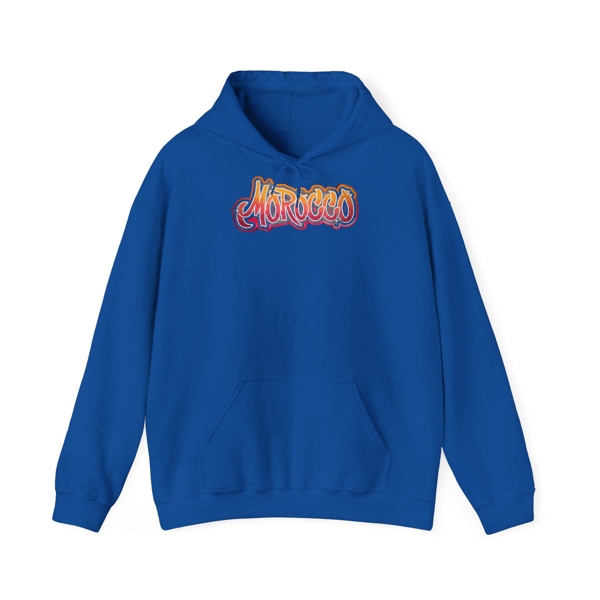 Stemma del Marocco Bandiera del Marocco Orgoglio Tifoso di calcio Sport Idea regalo - Felpa con cappuccio unisex