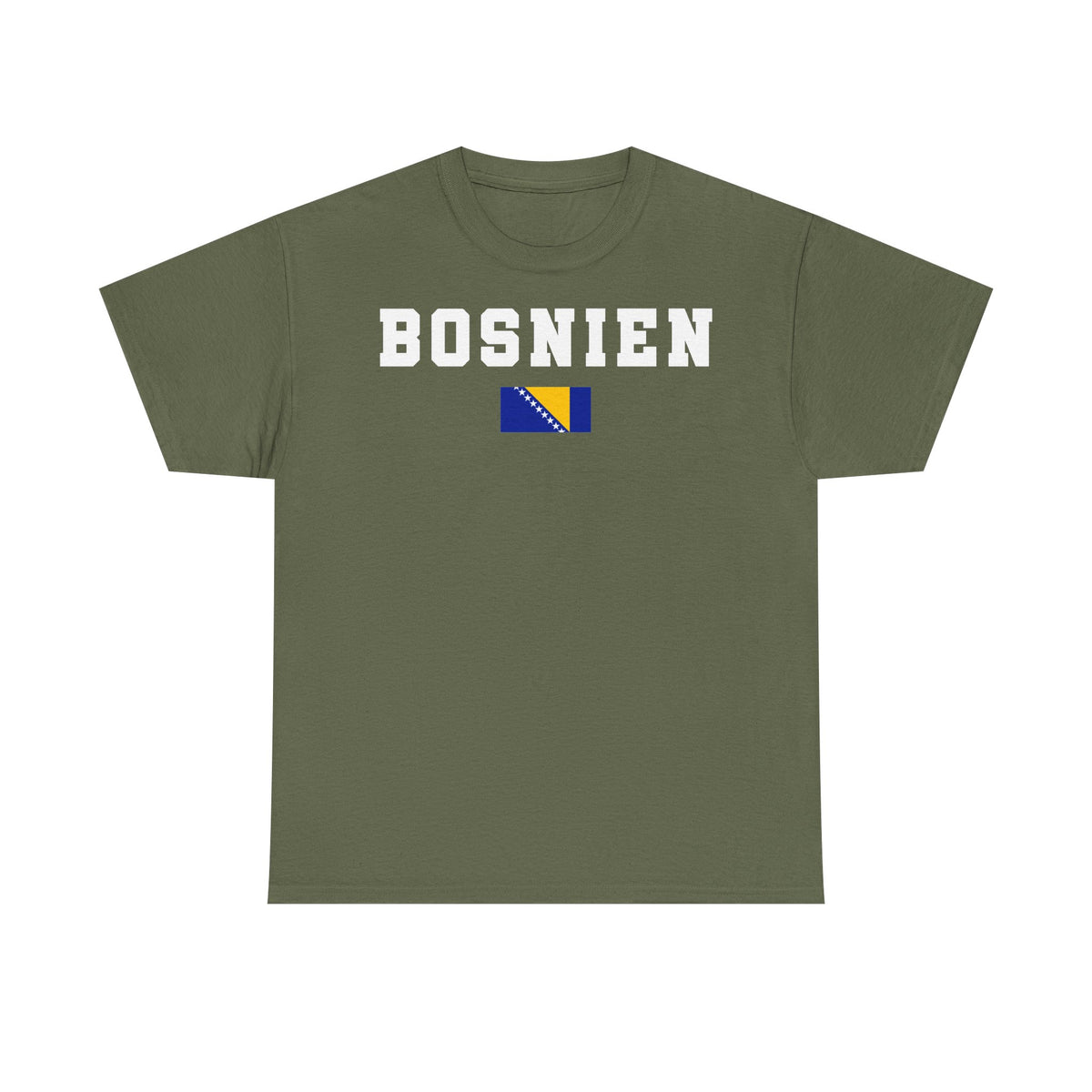 Bosnia Wappen Flagge Stolz Heimat Fußball fan Geschenkidee - Unisex T-Shirt