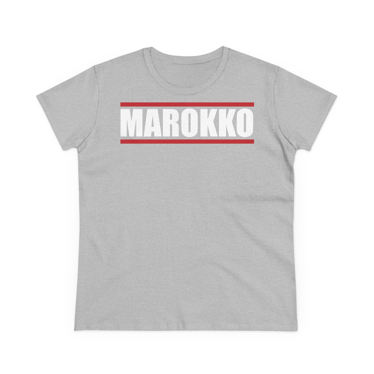 Escudo de Marruecos, bandera de Marruecos, orgullo, aficionada al fútbol y al deporte, idea de regalo - Camiseta para mujer