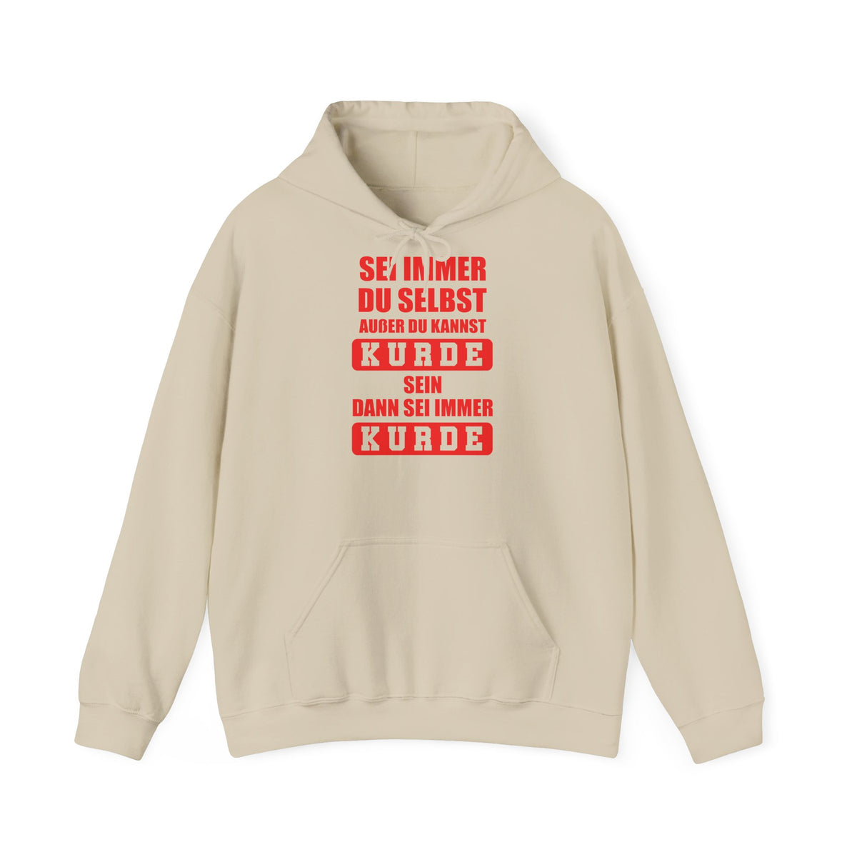 Kurdistan patria orgoglio stemma bandiera sport calcio regalo per tifosi - felpa con cappuccio unisex