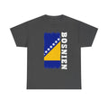 Bosnia Wappen Flagge Stolz Heimat Fußball fan Geschenkidee - Unisex T-Shirt