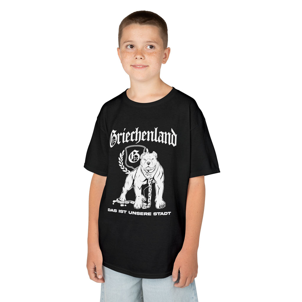 Greece Griechenland Flagge Wappen Heimat Fußball Sport Fan Geschenkidee - Für Kinder & Jugendliche Unisex T-Shirt
