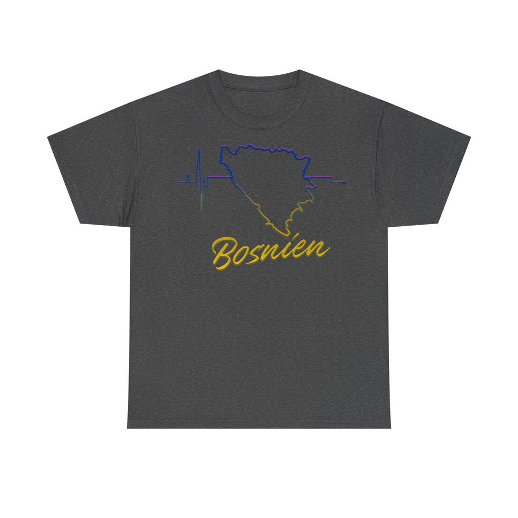 Bosnia Wappen Flagge Stolz Heimat Fußball fan Geschenkidee - Unisex T-Shirt