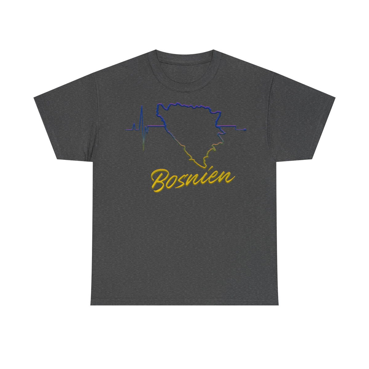 Bosnia Wappen Flagge Stolz Heimat Fußball fan Geschenkidee - Unisex T-Shirt
