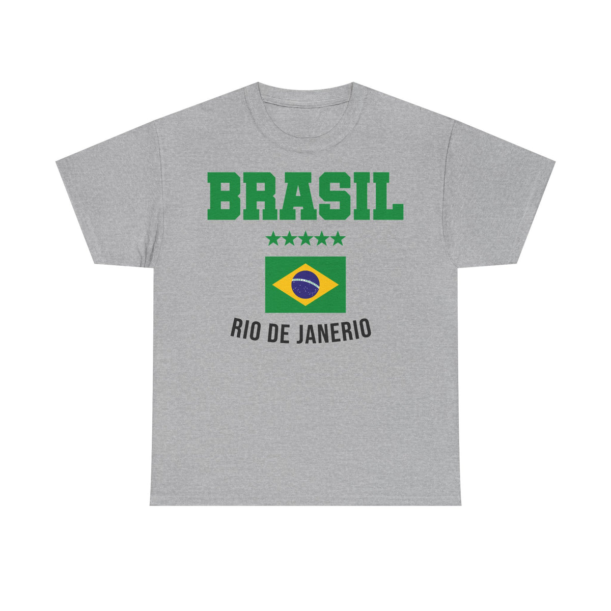 Brazil Brasilien Wappen Flagge Sport Fan Fußball Geschenkidee - Unisex T-Shirt
