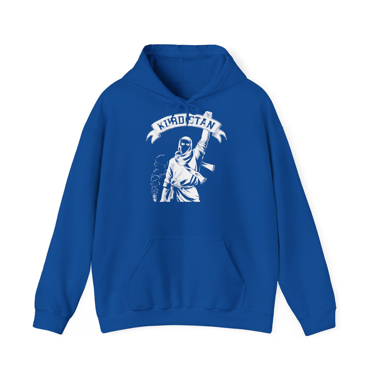Kurdistan hooligan patria orgoglio stemma bandiera sport calcio tifoso regalo - Felpa con cappuccio unisex