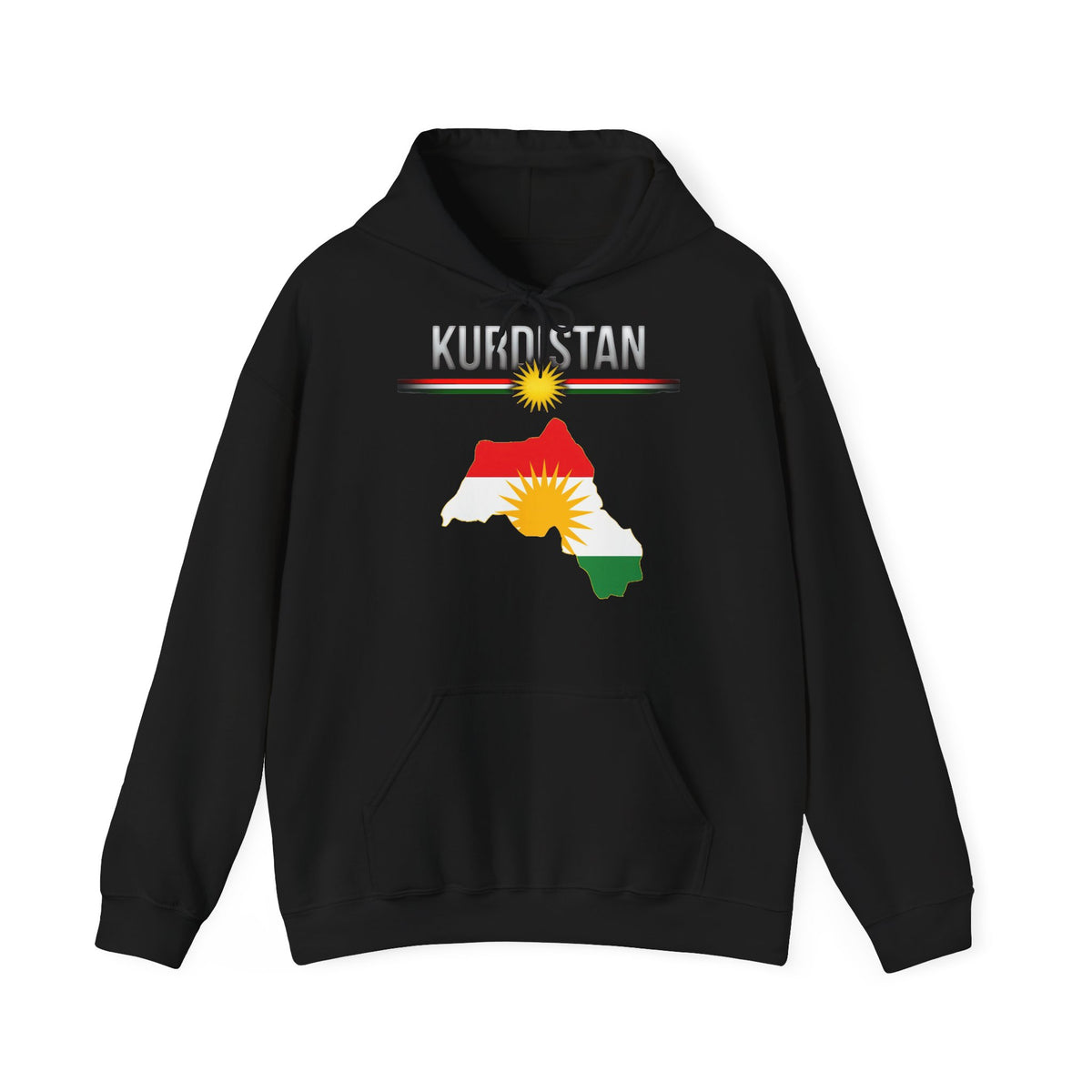 Kurdistan Pride Stolz Heimat Flagge Sonne - Unisex Hoodie