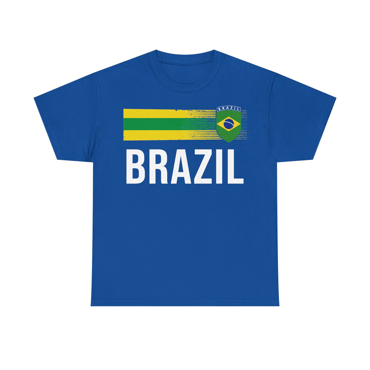 Brazil Brasilien Wappen Flagge Sport Fan Fußball Geschenkidee - Unisex T-Shirt