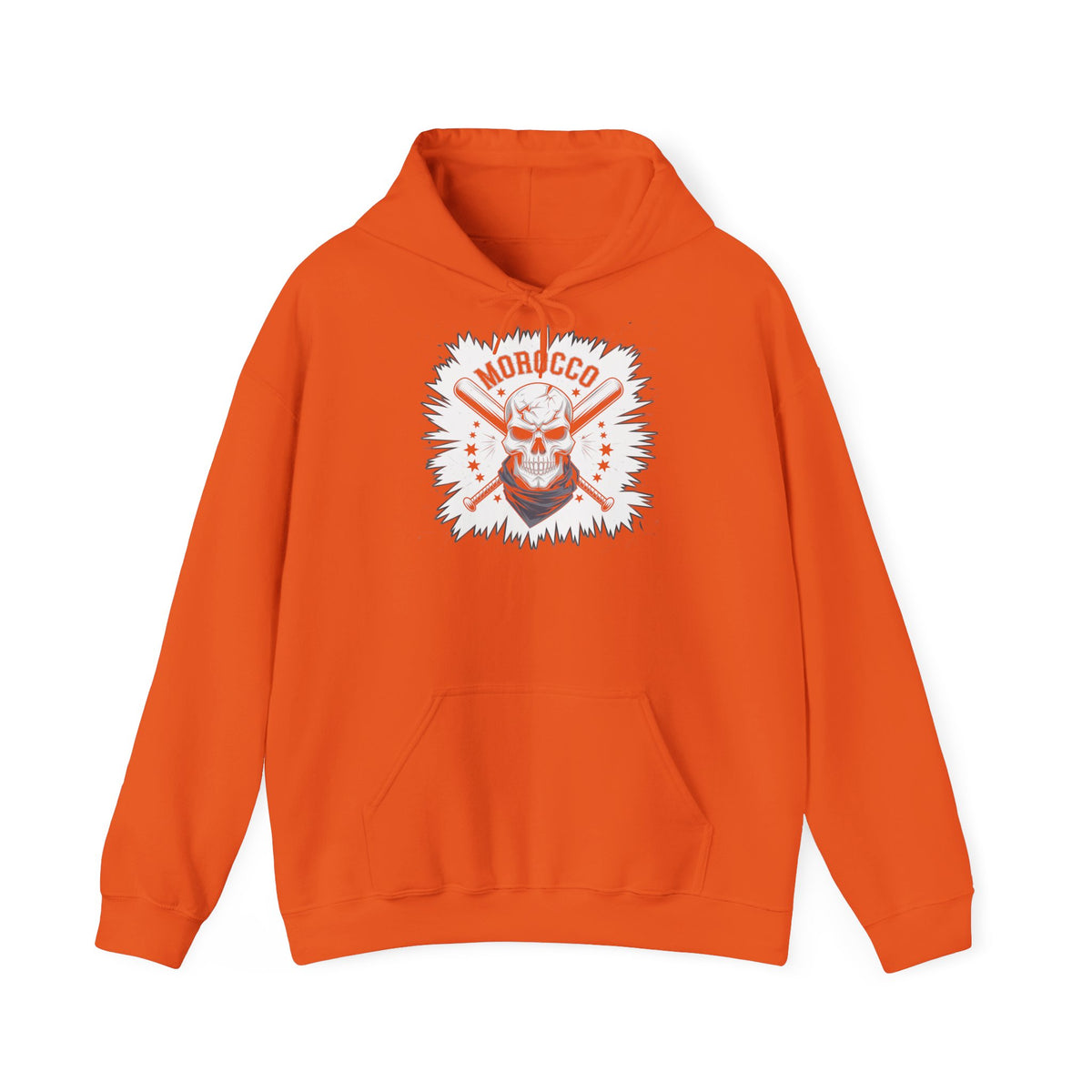 Stemma hooligan del Marocco, bandiera del Marocco, tifoso di calcio, sport, idea regalo - Felpa con cappuccio unisex