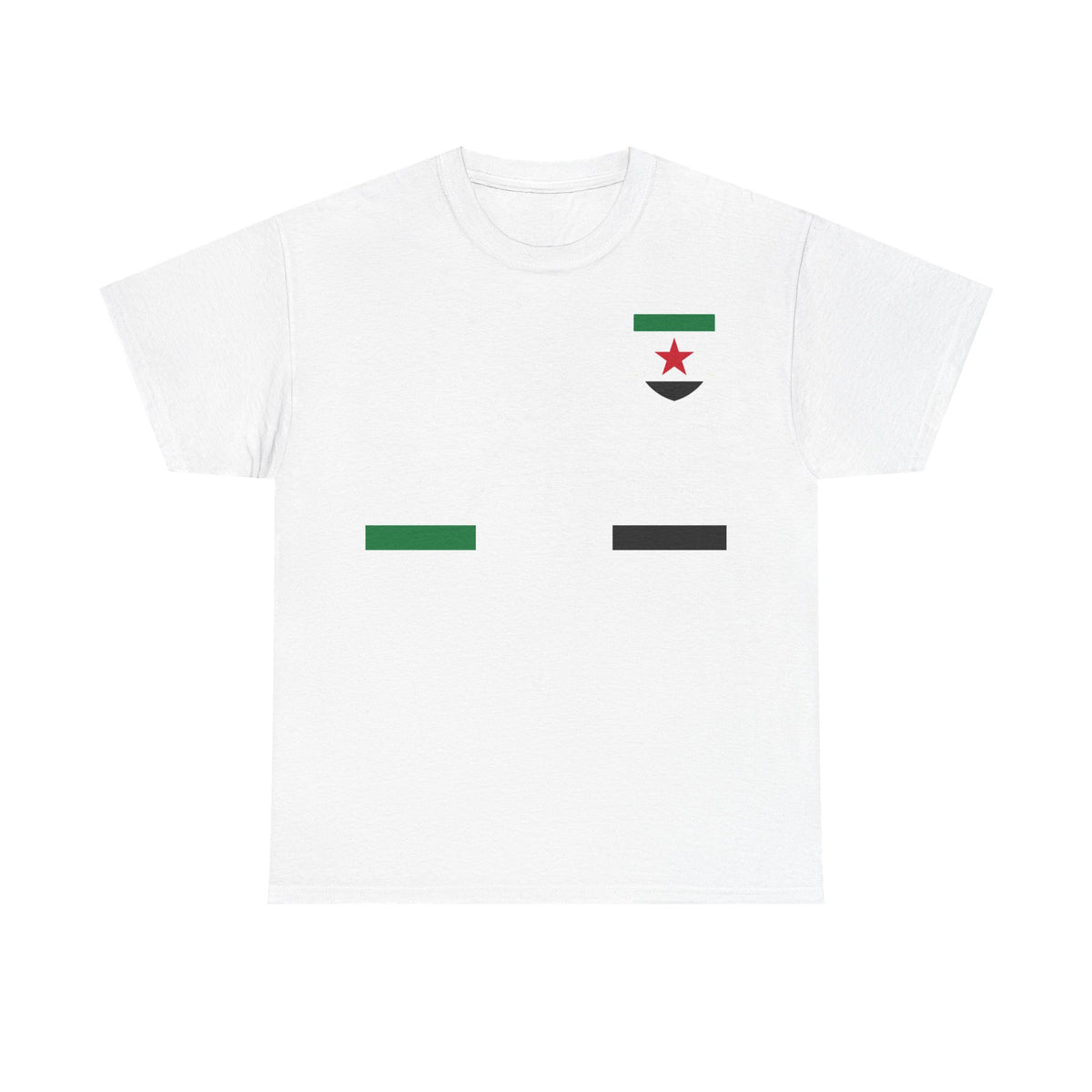 Syria Syrien Wappen Flagge Heimat Sport Fan Geschenkidee - Unisex T-Shirt