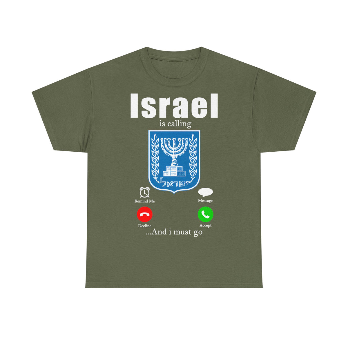 Israel Wappen Flagge Fan Geschenkidee Fashion - Unisex T-Shirt