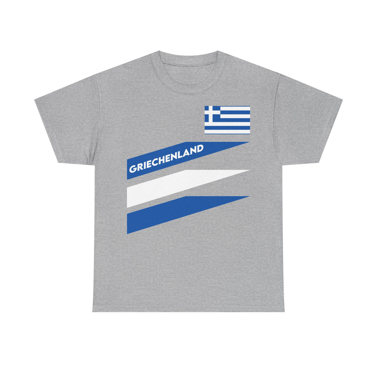 Grecia Grecia Bandera Escudo Patria Fútbol Deporte Aficionado Idea de regalo - Camiseta unisex