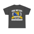 Bosnia Wappen Flagge Stolz Heimat Fußball fan Geschenkidee - Unisex T-Shirt