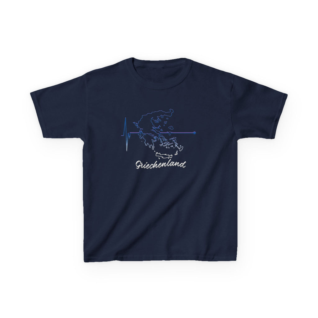 Greece Griechenland Flagge Wappen Heimat Fußball Sport Fan Geschenkidee - Für Kinder & Jugendliche Unisex T-Shirt