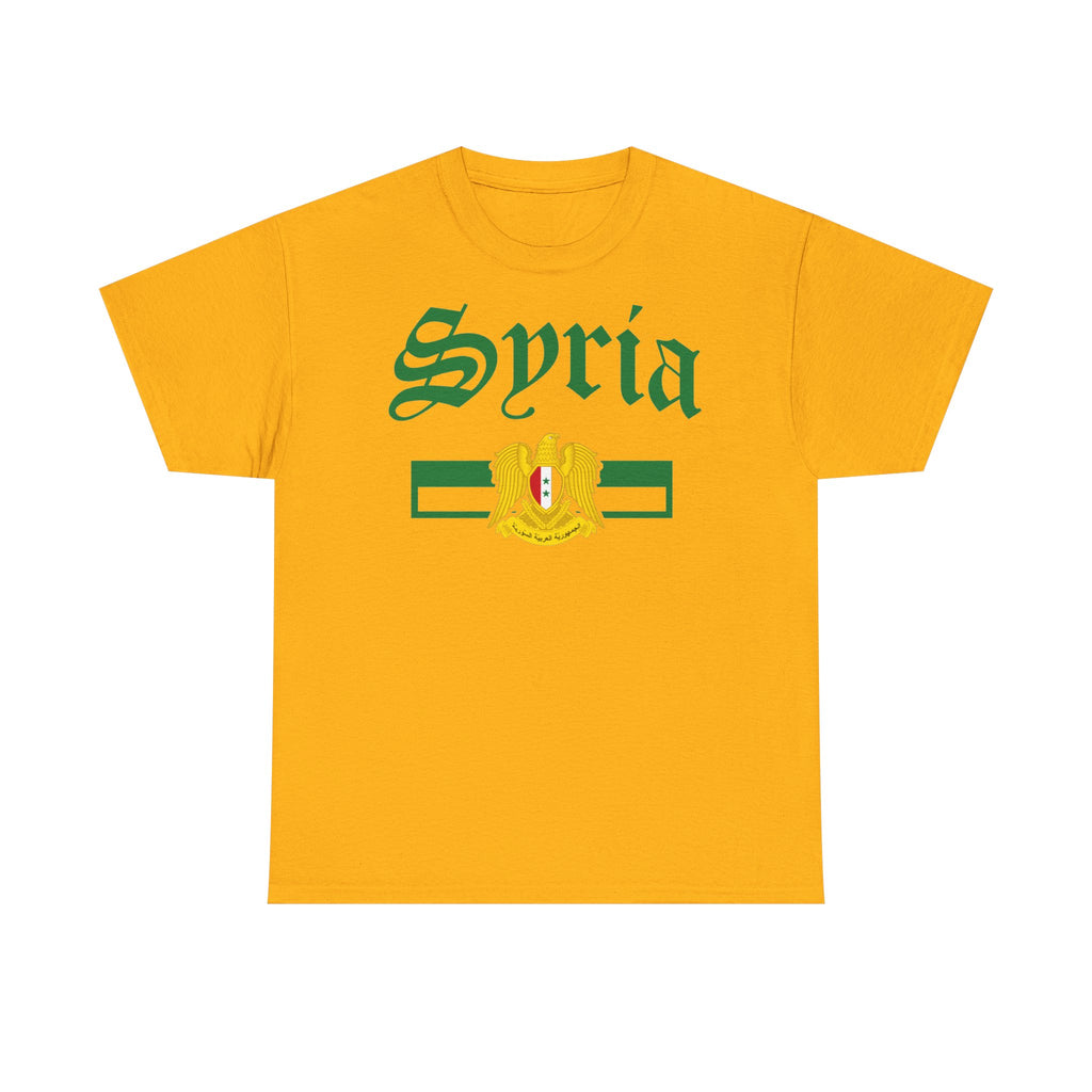 Syria Syrien Wappen Flagge Heimat Sport Fan Geschenkidee - Unisex T-Shirt
