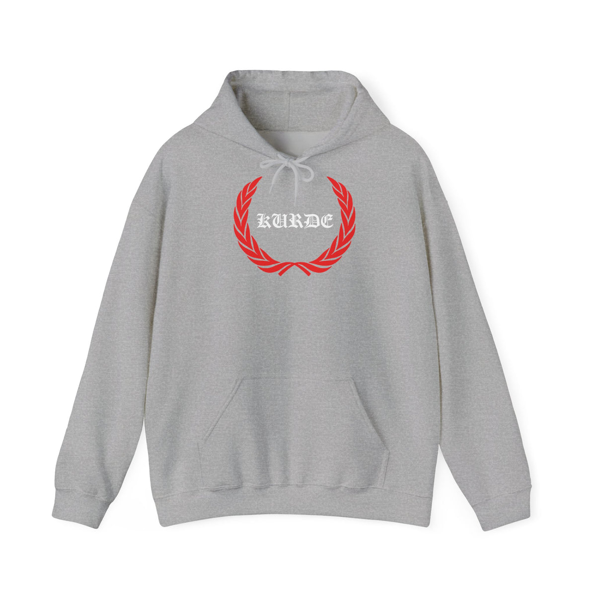 Kurdistan patria orgoglio stemma bandiera sport calcio regalo per tifosi - felpa con cappuccio unisex