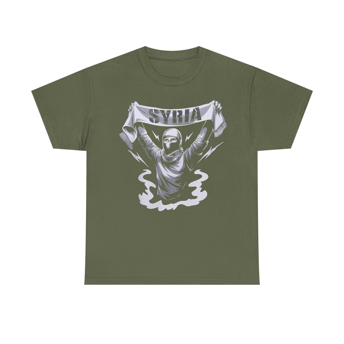 Syria Syrien Hooligan Wappen Flagge Heimat Sport Fußball Fan Geschenkidee - Unisex T-Shirt