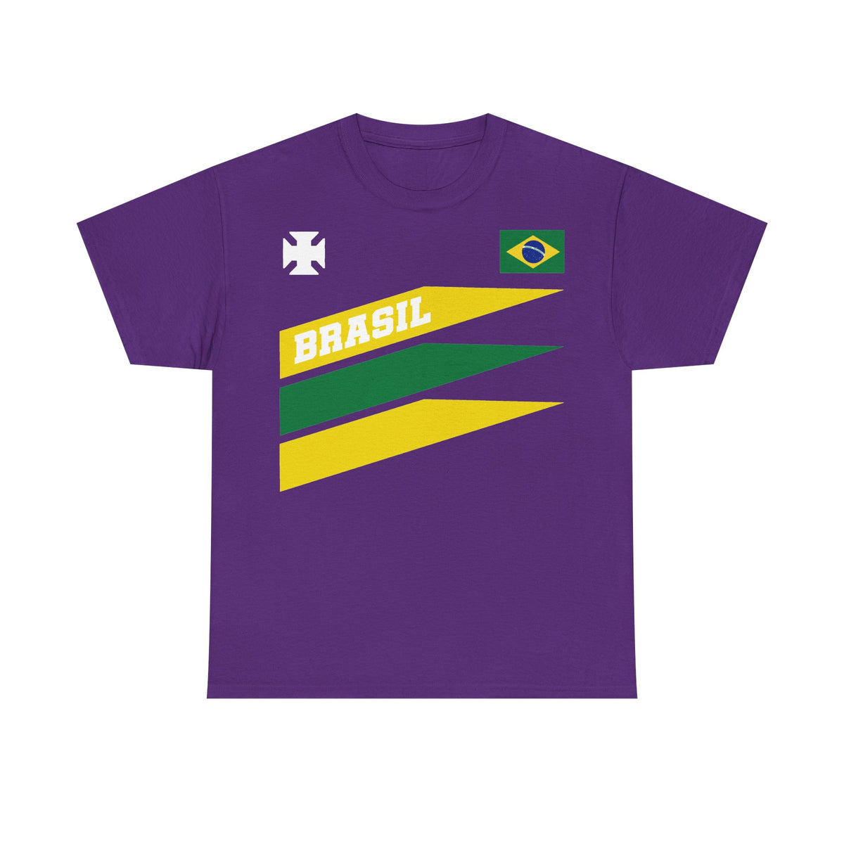 Brazil Brasilien Wappen Flagge Sport Fan Fußball Geschenkidee - Unisex T-Shirt
