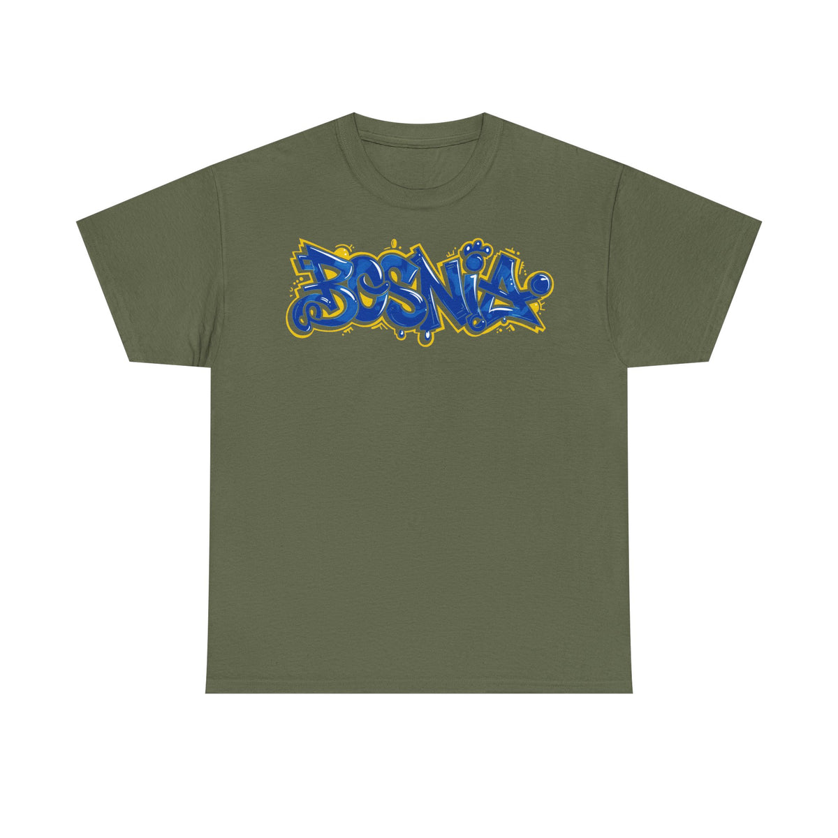Bosnia escudo bandera orgullo patria aficionado al fútbol idea de regalo - Camiseta unisex