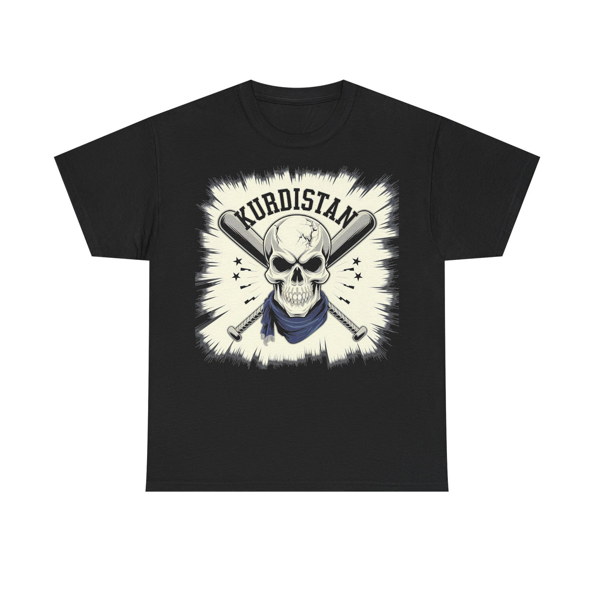 Camiseta unisex con escudo, bandera y regalo para los aficionados del Kurdistán: Azadi, patria