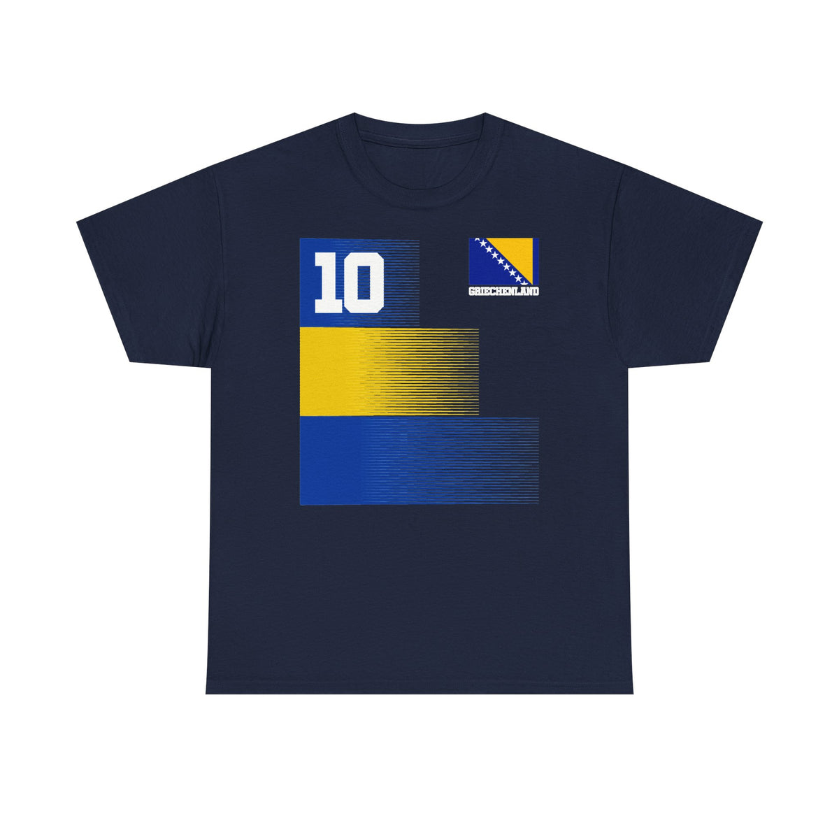 Bosnia Wappen Flagge Stolz Heimat Fußball fan Geschenkidee - Unisex T-Shirt