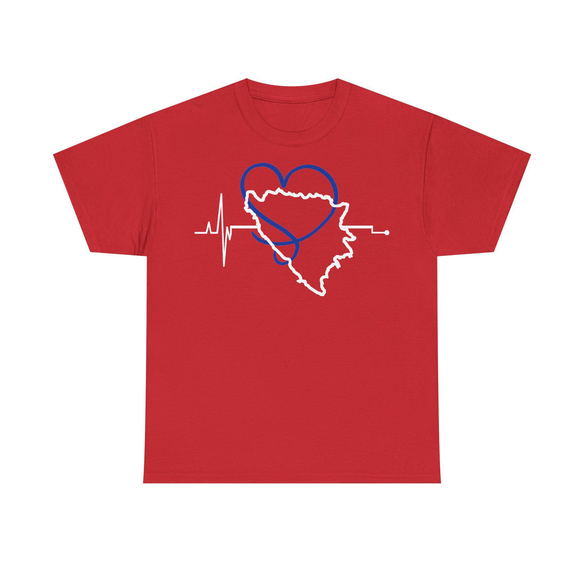 Bosnia escudo bandera orgullo patria aficionado al fútbol idea de regalo - Camiseta unisex