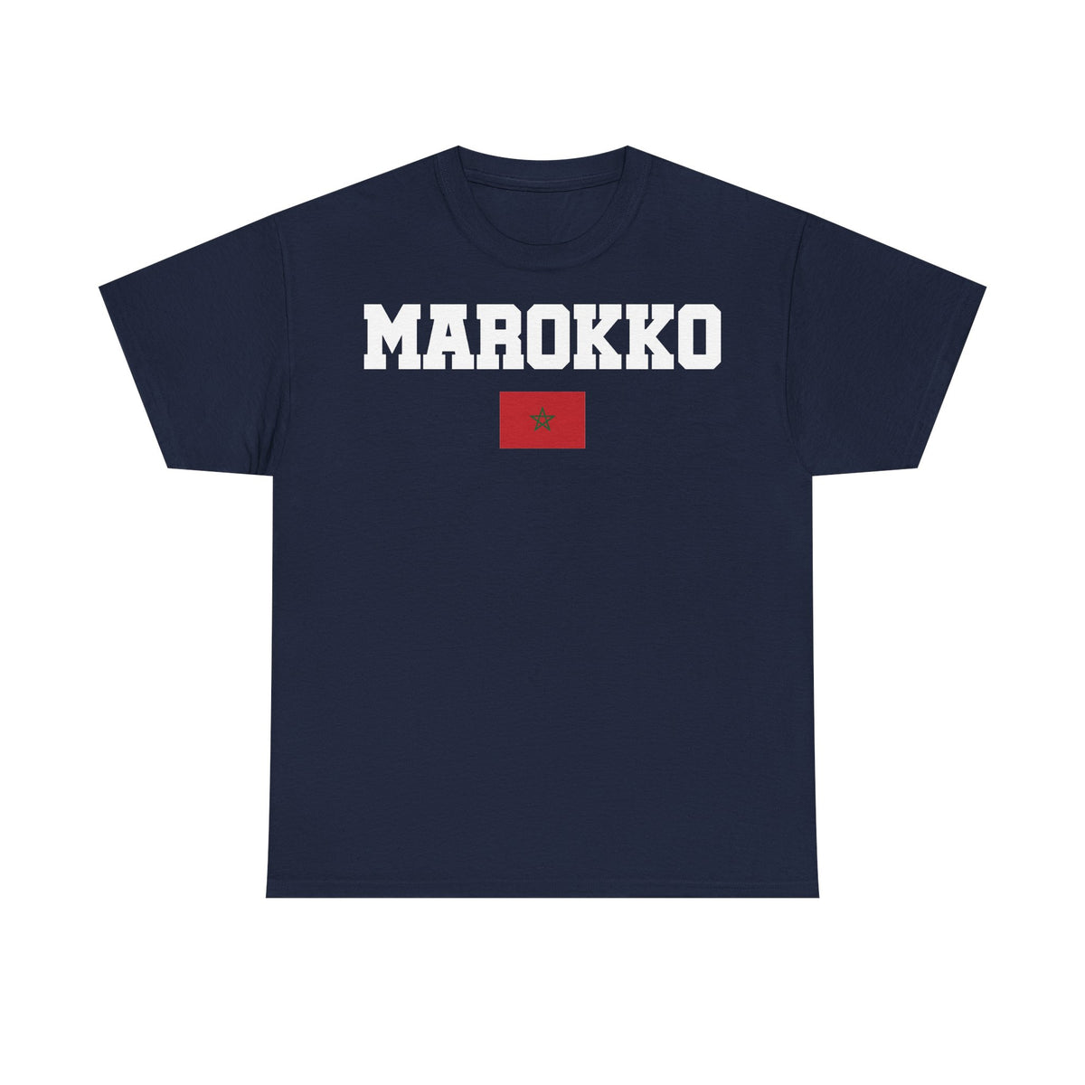 Marruecos Escudo Morocco Bandera Orgullo Fútbol Fan Deporte FIdea de regalo - Camiseta unisex