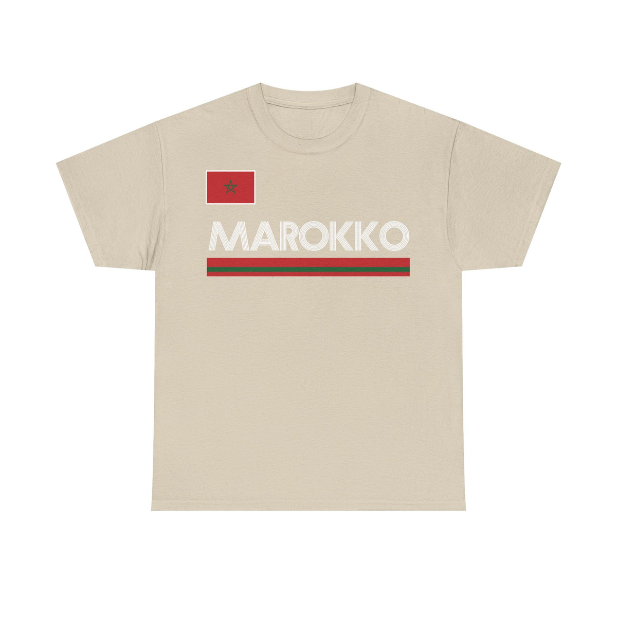 Marruecos Escudo Morocco Bandera Orgullo Fútbol Fan Deporte FIdea de regalo - Camiseta unisex
