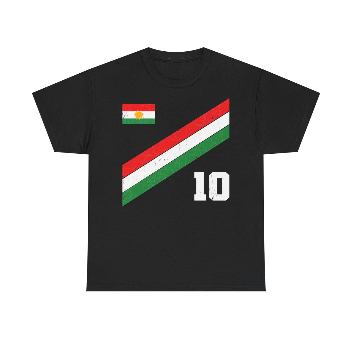 Kurdistán Azadi Escudo Bandera Patria Newroz Regalo - Camiseta unisex