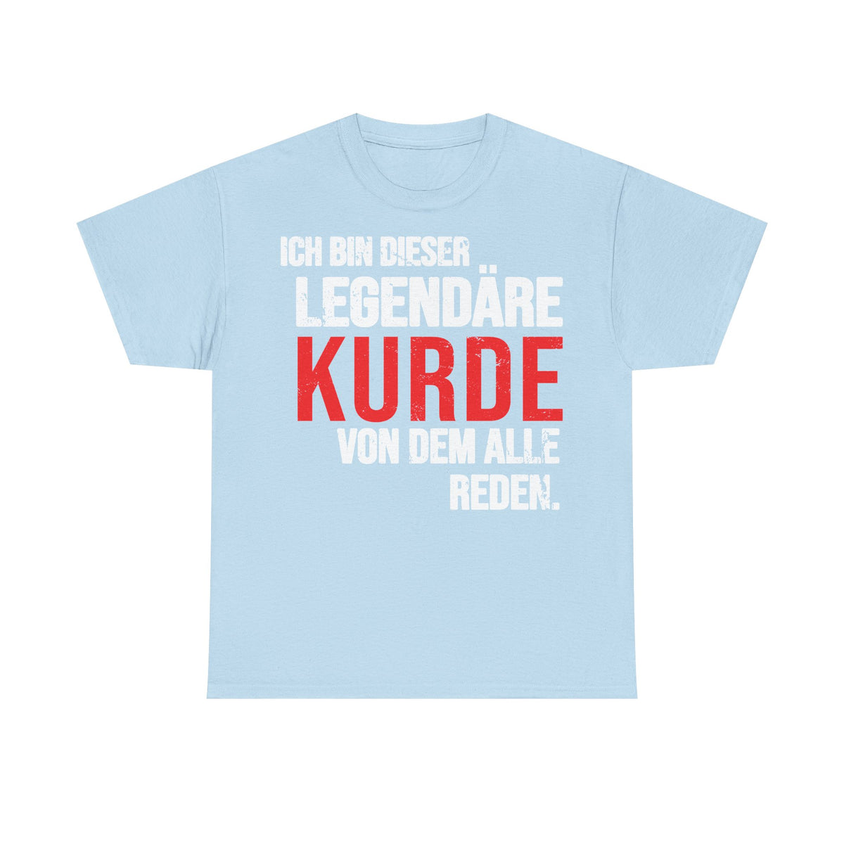 Kurdistán Azadi Escudo Bandera Patria Newroz Regalo - Camiseta unisex