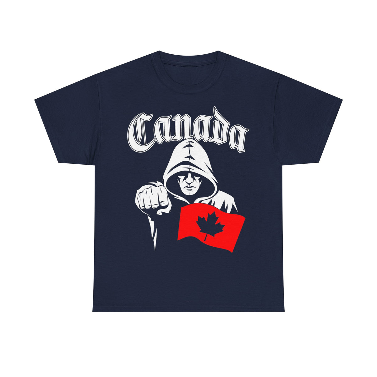 Canada Kanada Hooligan Wappen Flagge Fan Sport Fußball Geschenkidee - Unisey T-Shirt