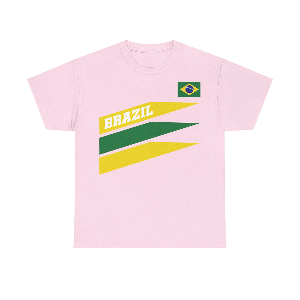 Brazil Brasilien Wappen Flagge Sport Fan Fußball Geschenkidee - Unisex T-Shirt
